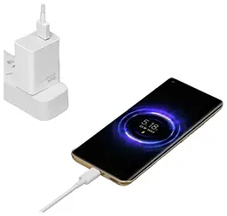 Мережевий зарядний пристрій Xiaomi5A 55W GaN QC 3.0 EU MDY-12-EA - мініатюра 3