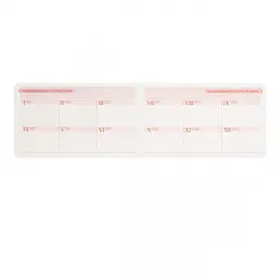 Щотижневик Leo Planner 2027 Binario 10х17 см м'який бордовий 128 сторінок (252739) - мініатюра 9