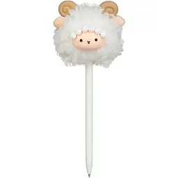 Ручка кулькова ZiBi Fluffy Lamb 0.7 мм синя (ZB.2022) - мініатюра 3