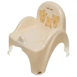 Горщик Tega Baby Teddy Bear стілець дитячий антиковзкий beige (MS-012-119)