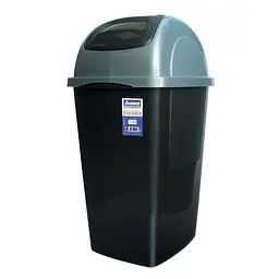 Контейнер для сміття з кришкою Europa 30x33x59h, 33 л антрацит