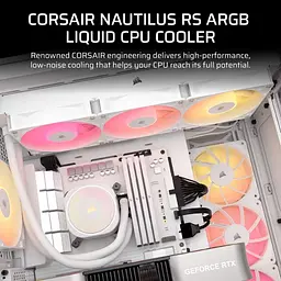 СВО Corsair NAUTILUS 360 RS ARGB White (CW-9060095-WW) - мініатюра 11