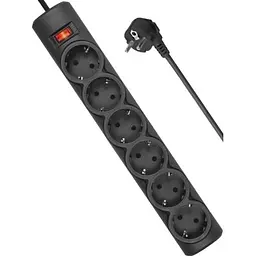 Мережевий фільтр живлення Defender 153, 3 m, 6 роз, black (99495) - мініатюра 3