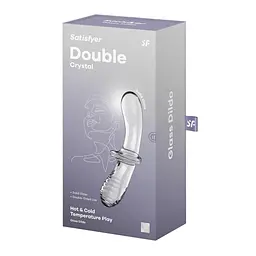 Ділдо Satisfyer Double Crystal (Transparent) - мініатюра 5