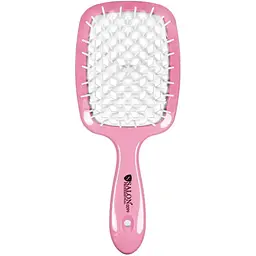 Щітка для волосся Salon Professional SP0099 SL масажна, продувна 20 см рожева з білим