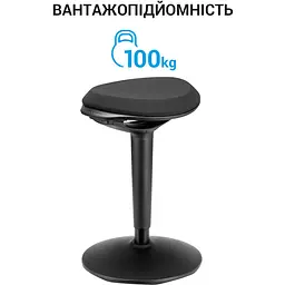 Стілець OfficePro із регулюванням висоти чорний (S345) - мініатюра 9