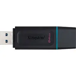 USB флеш накопичувач Kingston 64GB DataTraveler Exodia Black/Teal USB 3.2 (DTX/64GB) - мініатюра 3
