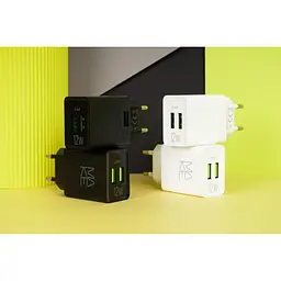 Зарядний пристрій Make 12 W 2.4 A + 2.4 А Black - мініатюра 3