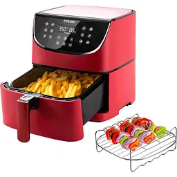 Аерофритюрниця Cosori Premium Chef Edition CP158-AF-RXR червона [94715] - мініатюра 6