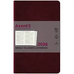 Щотижневик Axent 2026 Partner City Soft 125х195 см коричневий (8521-26-05-A) - мініатюра 2