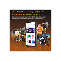 Мобільний телефон OUKITEL WP66 12/512GB Orange (6941749856845) - мініатюра 10