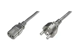 Кабель живлення DIGITUS Schuko — C13 1.8m Black