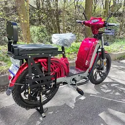 Електроскутер Двомісний Crosser E-Delta (800W,60V,15Ah) Червоний - мініатюра 7