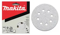 Набір шліфувального паперу Ø125 мм К40 (10 шт) Makita P-33342 - мініатюра 2