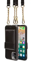 Чохол шкіряний із знімним ремінцем та кишенею Sonix Leather Crossbody Wallet для iPhone 11 Pro Max/XS Max Black