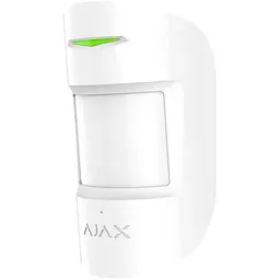 Бездротовий датчик руху і розбиття Ajax CombiProtect white