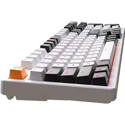 Клавіатура USB GamePro MK170W Hot-Swap Red Swich RGB USB White (MK170W) UA - мініатюра 3