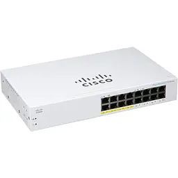 Комутатор мережевий Cisco CBS110-16PP-EU - мініатюра 1