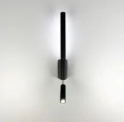 Бра Mantra Torch у чорному кольорі Line F WS 1G BK - мініатюра 6