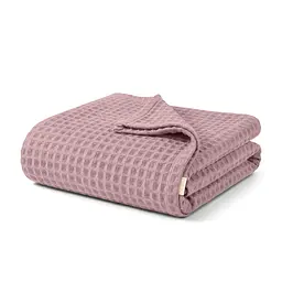 Плед-покривало Cosas Greek Waffle Sakura вафельне 75х95 см (Blanket_03Sakura_GreekWaffle_75x95)