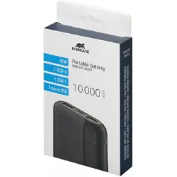 Батарея універсальна RivaCase 10000mA, 10W, black (VA2031) - мініатюра 11