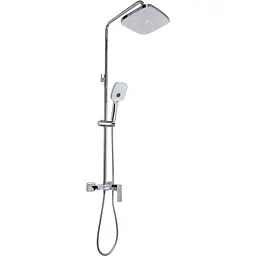 Душова система універсальна Qtap Gemini на три споживача (з виливом) QTGEM111CRM45685 Chrome, Хром