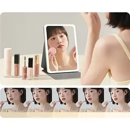 Дзеркало для макіяжу DOCO Daylight Portable Flat Mirror Pro White (FM008W) [162478] - мініатюра 10