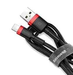 Кабель Baseus cafule Cable USB For lightning 1.5A 2M Red + Black
