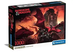 Пазл Clementoni Фантазійні істоти, Підземелля та Дракони (Dungeons&Dragons Puzzle - 1000 pcs.), 1000 ел. (39914)