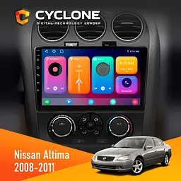 Штатна магнітола Nissan Altima 2008-2011 Cyclone C10-001 2x32 CPL Cyclone (НФ-00004381)