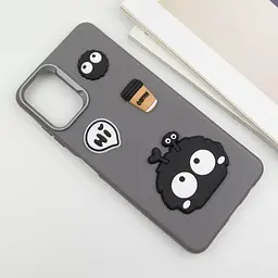 Чохол TPU Leather Toys для Samsung Galaxy A06 Monster / Grey - мініатюра 3