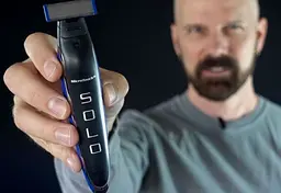 Чоловіча електробритва з тримером MicroTouch Solo Black-Blue (3sm_912884390) - мініатюра 5