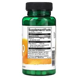 Вітамін С з Шипшиною Vitamin C with Rose Hips 500 мг - 100 капсул - мініатюра 2