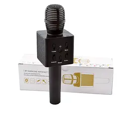 Караоке - мікрофон з динаміком Q&J Q7-3 Black (hub_np2_0982) - мініатюра 5
