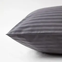 Постільна білизна євро ТЕП СТРАЙП САТИН PREMIUM Graphite 2-04800_34074 200х215 см графітова - мініатюра 4
