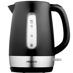 Електрочайник Ardesto Strix 1.7 л чорно-сріблястий (EKL-F19B)