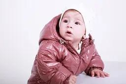 Суцільний дитячий комбінезон демісезонний для дівчинки зріст 68-74 см (6 - 9 місяців) Flavien Пудра - мініатюра 3