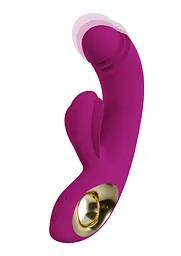 Вібратор-кролик Xocoon Harmony DualTouch G-spot 16.5 см фіолетовий - мініатюра 2