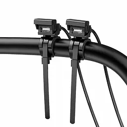 АЗП Hoco Z45A 2.4A для мотоцикла (2USB-A) Black - мініатюра 3