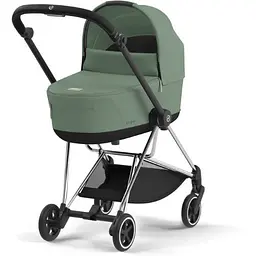 Коляска Cybex Mios 4.0 шасі Chrome Black + люлька Leaf Green