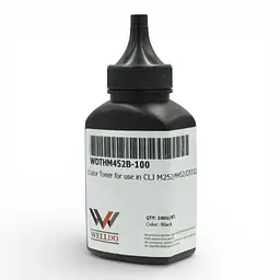 Тонер HP CLJ M252/277/452/477, Canon 045/046, 100г Black Welldo (WDTHM452B-100/WDTH452B-100)