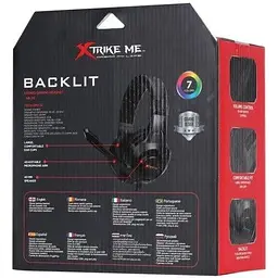 Навушники Xtrike ME (HP-311) Rainbow Black (HP-311) - мініатюра 5