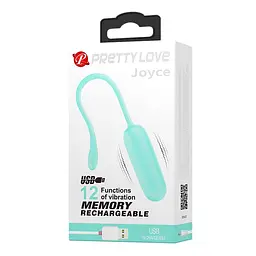 Віброяйце Pretty Love Joyce 18 см бірюзовий - мініатюра 9