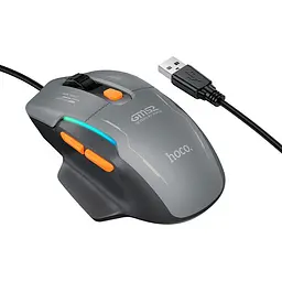 Миша HOCO Reddy RGB gaming wired mouse GM52 |6 keys, 800/1600/2400/3200/4800/12800 DPI|