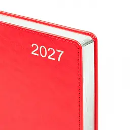 Щоденник діловий Leo Planner 2027 City А5 твердий 368 сторінок червоний (252751) - мініатюра 2