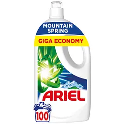 Набір: гель для прання Ariel Mountain Spring 9 л (2 x 4.5 л) - мініатюра 2