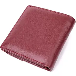 Невеликий жіночий гаманець з монетницею з натуральної шкіри ST Leather 22544 бордовий - мініатюра 6