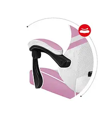 Комп'ютерне крісло Huzaro Force 4.4 Pink тканина - мініатюра 5