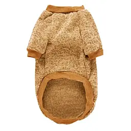 Кофта для собак та котів EcoToys Coffe XS ряба кавова A: 20 см B: 31 см C: 19 см X-7080 - мініатюра 2