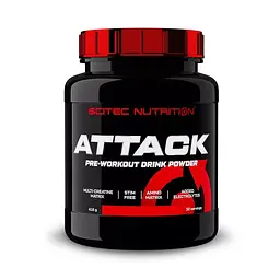 Передтренувальний комплекс Scitec Nutrition Attack, 416 грам - Тропічні фрукти